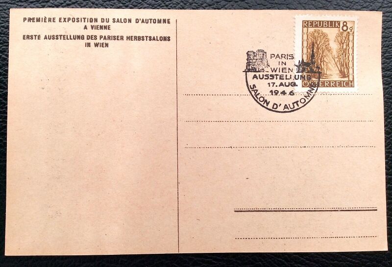 Fichier:Carte postale salon automne 1946.jpg