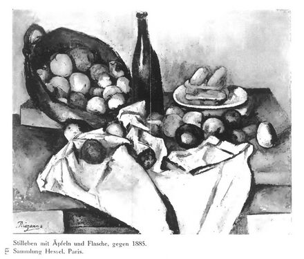 Paul Cézanne, Corbeille de pommes, vers 1885