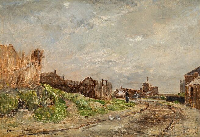 Paysage français près de Cayeux (1882)