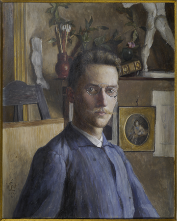 Wilhelm List, autoportrait, 1889