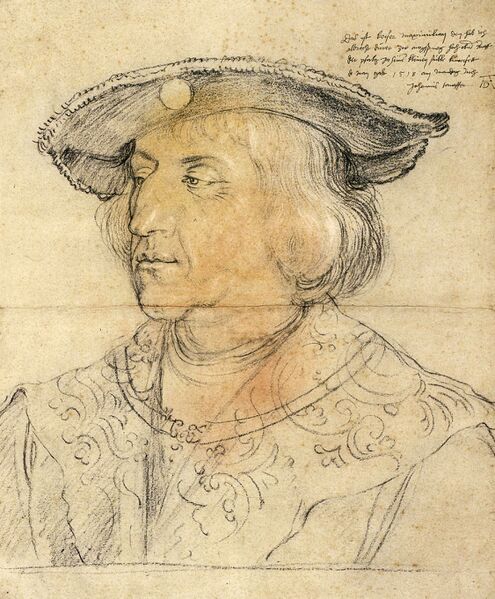 Fichier:Durer, massimiliano I, disegno.jpg