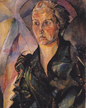 Albert Paris Gütersloh, Portrait de femme, 1913