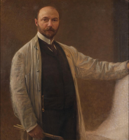 Franz von Matsch, autoportrait, 1904