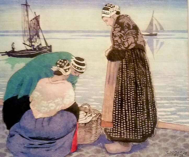 Fichier:09 Carl Moser Marché aux poissons Douarnenez.jpg