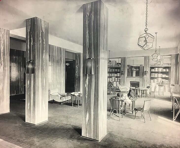 Fichier:18 Adolf Loos, Herrensalon Kniže, 146, Avenue des Champs-Élysées, Paris, 1927-28 © Wien Museum.jpg