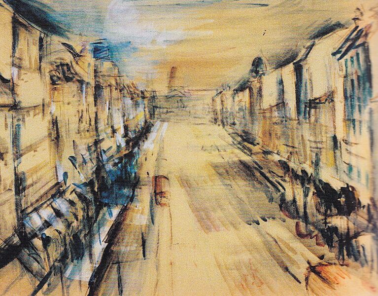 Fichier:32 Fritz Schwarz-Waldegg, Straße in Paris, um 1930, Privatsammlung.jpg