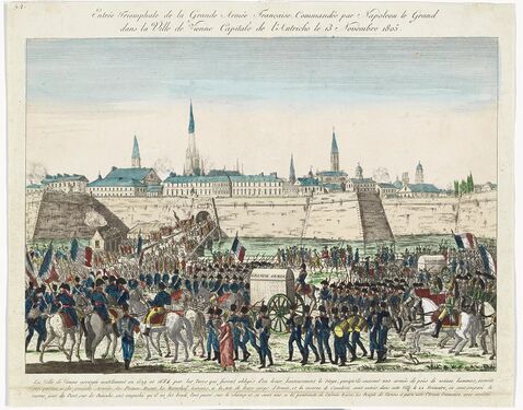 Inconnu, Entrée Triomphale de la Grande Armée Française ..., 1805