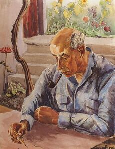 Trude Waehner, Josef Frank, 1950er Jahre